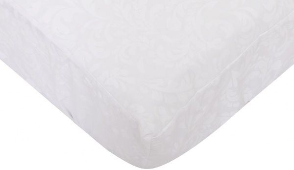 Наматрасник Славянский Пух Лотос бязь 90x200 см 