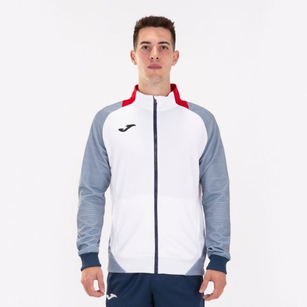 Джемпер Joma ESSENTIAL II JACKET WHITE-DARK NAVY 101535.203 р. S білий