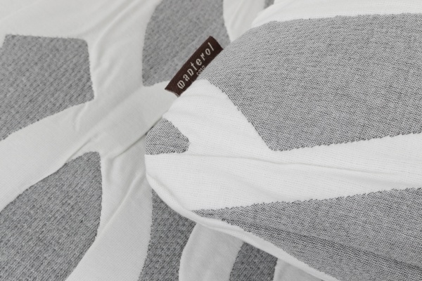 Набір декоративний BUDA 764/12 сірий із принтом Manterol 