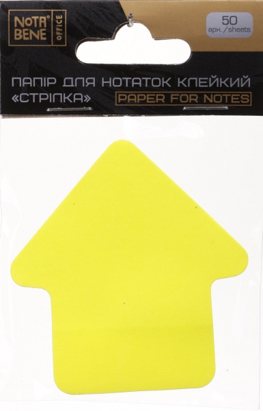 Бумага для заметок Стрелка 50 листов в ассортименте UP! (Underprice)