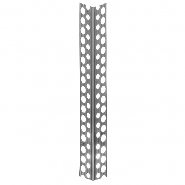 Уголок перфорированный алюминиевый ШТУКАТУР 23x23 мм 3,0 м 