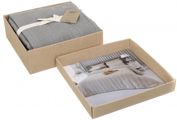 Покрывало Mafra 230x270 см Antonio Pereira серый 