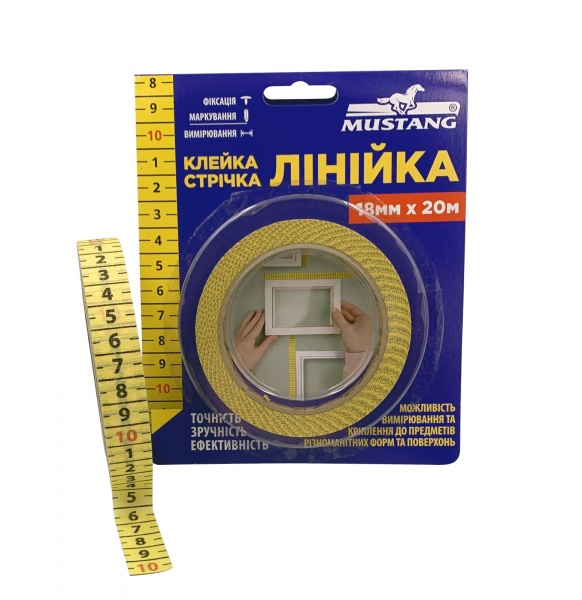 Рулетка Mustang RMT1820 20 м x 18 мм