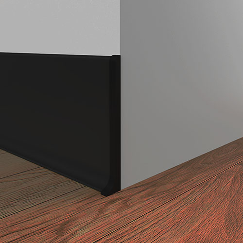 Заглушка ліва АЛЮПРО ПАС 4729 чорний мат 40 мм