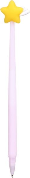 Ручка шариковая Мерцание звезды, розовый 