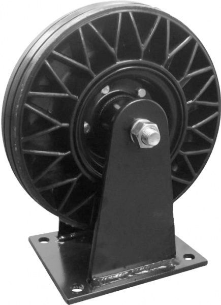 Колесо тележки 250х60 (d250) с фиксированным кронштейном d250 мм