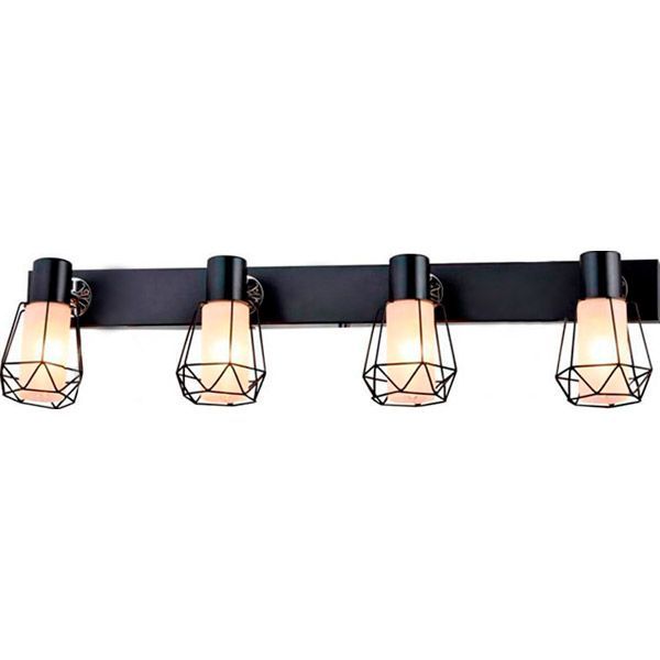 Спот Crystal Life 4x40 Вт E14 чорний 15553-4 