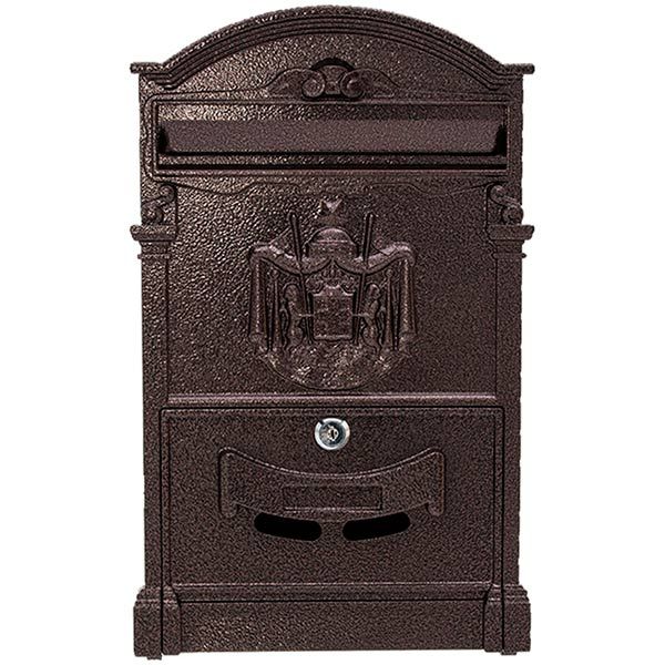 Почтовый ящик Antique 31091 25.5х9х41см коричневый  — фото 1