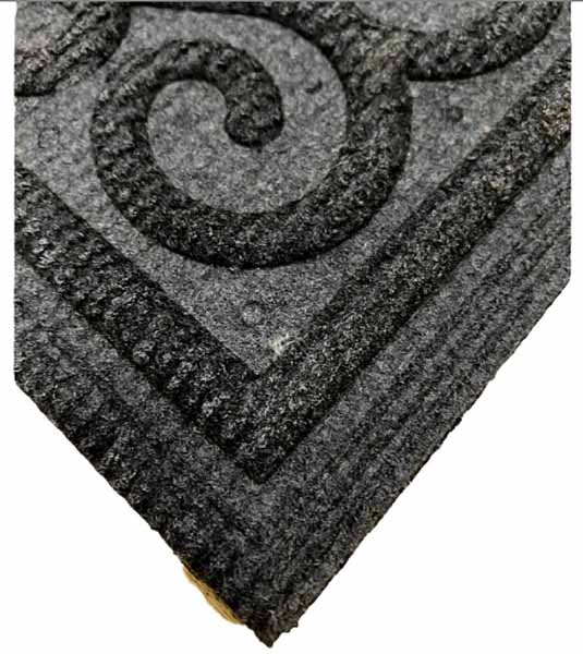 Коврик ARTIMAT К-700 из резиновой крошки черный 48x78 см