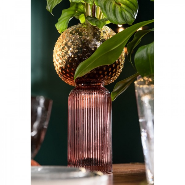 Ваза KARE Design Marvelous Duo 31 см желто-фиолетовая 