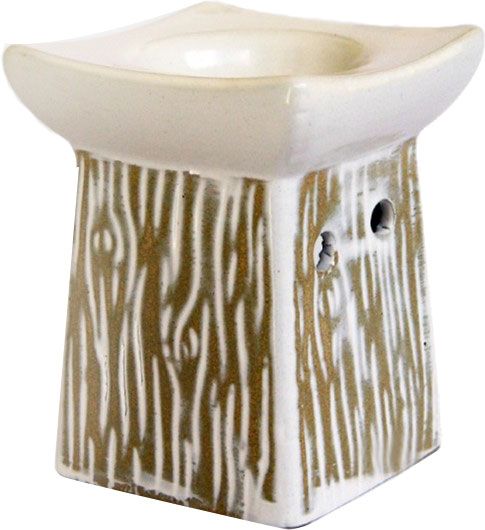 Аромалампа Ароматика Пагода біла з візерунком 