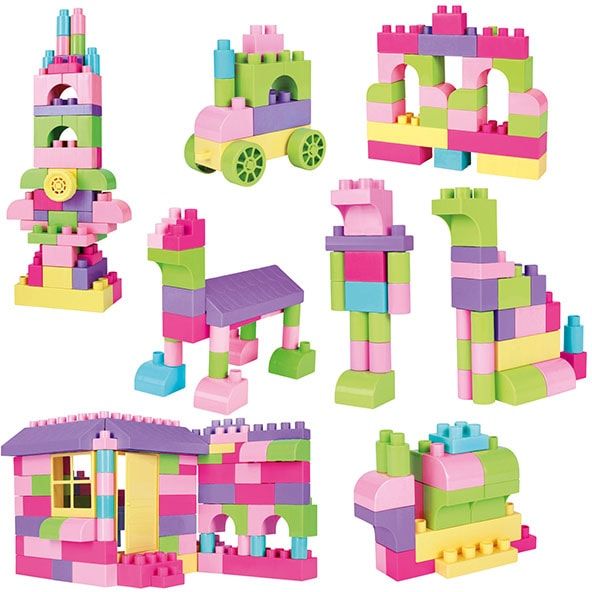 Конструктор Тигрес Wader Create & Play 102 элемента розовый 41293