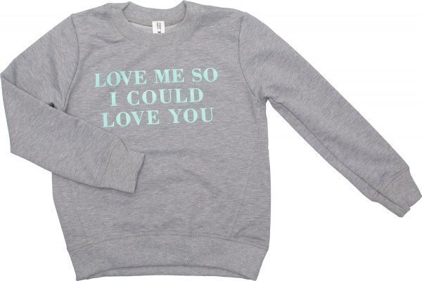 Свитшот Luna Kids 9 р.128 серый меланж 
