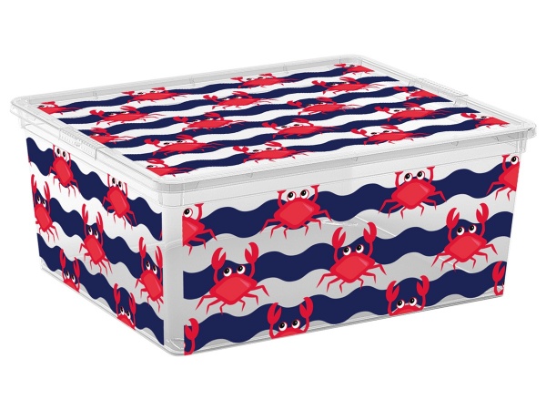 Ящик для зберігання KIS 241683 Cute Animals M 18 л 170x400x340 мм