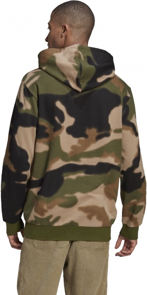 Джемпер Adidas CAMO AOP HOODIE GN1879 р. L різнокольоровий