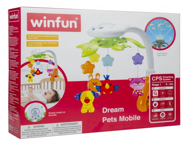 Мобіль Winfun Карусель на ліжечко 0845-NL