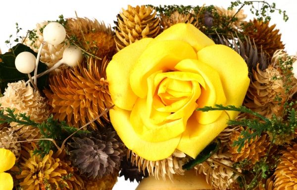 Вінок Blooming Фіолетово-жовтий 70960082