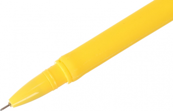 Ручка гелевая Лапка хищника желтая 