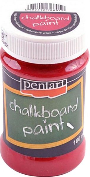 Фарба з ефектом графітної дошки червона 100 мл Pentart