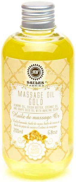 Олія масажна Saules Fabrika Золото 200 мл