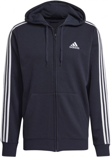 Джемпер Adidas M 3S FT FZ HD GK9033 р. 2XL чорний