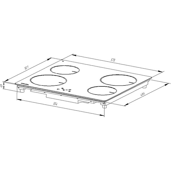 Варильна поверхня індукційна Pyramida IH 6410 U