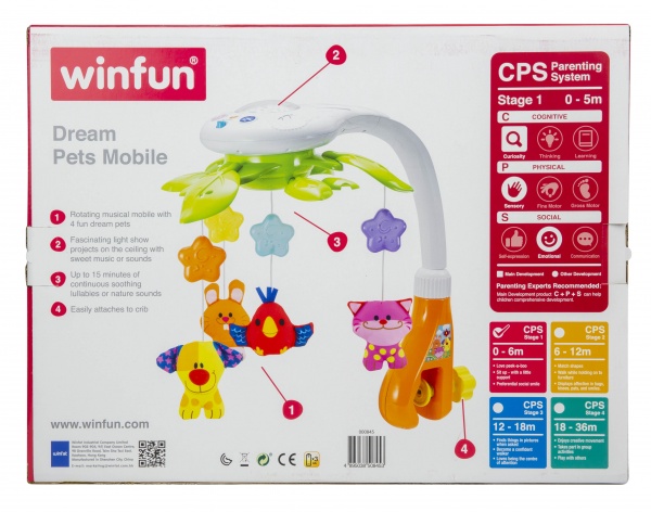 Мобіль Winfun Карусель на ліжечко 0845-NL