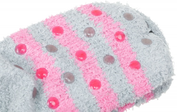 Носки для девочек Maxwin KIDS Страйп р.26-28 серо-розовый 