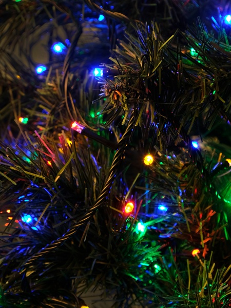 Электрогирлянда линейная SHLigts Нить (LD100C-GM) встроенный светодиод (LED) 100 ламп 10 м 