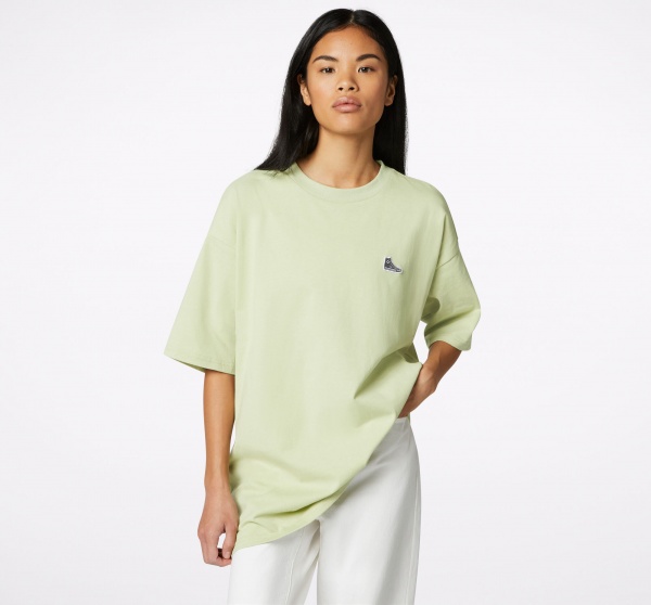 Футболка Converse Chuck Taylor Shoe Patch Short Sleeve Tee 10020931-A18 р.M бежевий