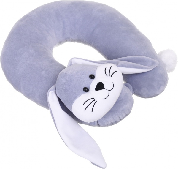 Подушка Зайчик 33 см фіолетовий Гулівер Країна 