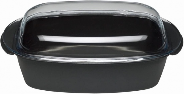 Кокотниця овальна зі скляною кришкою 32 см Ballarini