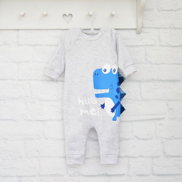 Ромпер-реглан унисекс Blanka Обнимашки р.86 серый 12934 