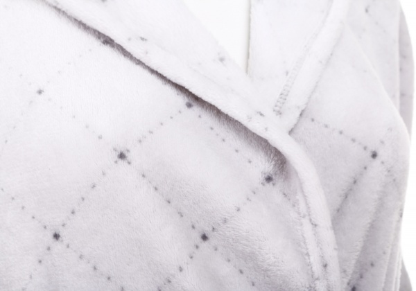 Халат с микрофибры La Nuit Rhombus р. S серый