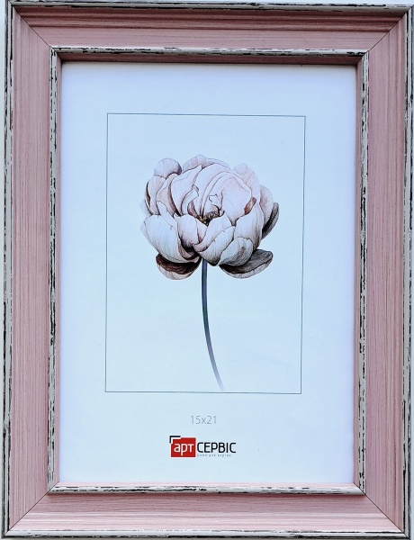 Рамка для фото ЕА-00690 1 фото 15x21 см сіро-рожевий 