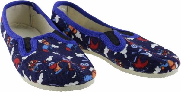 Тапочки для мальчиков Экотапок Резинка синие с супинатором 1025 р.28
