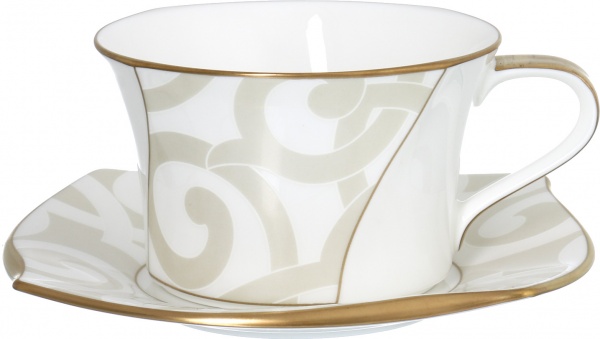 Чашка з блюдцем Gregory Gold 330 мл Narumi