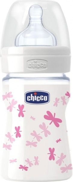 Бутылка Chicco Well-Being 150 мл для девочек