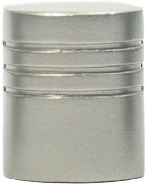 Наконечник Zylinder Gardinia Memphis наборной d16 мм серебряный 