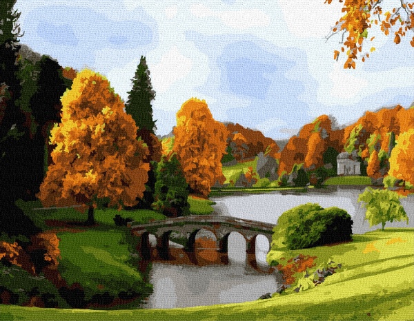 Картина за номерами Осінній парк bk_1198 BookOpt 