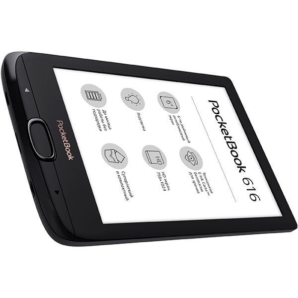 Електронна книга PocketBook 616 Basic Lux 2 Black (PB616-H-CIS)
