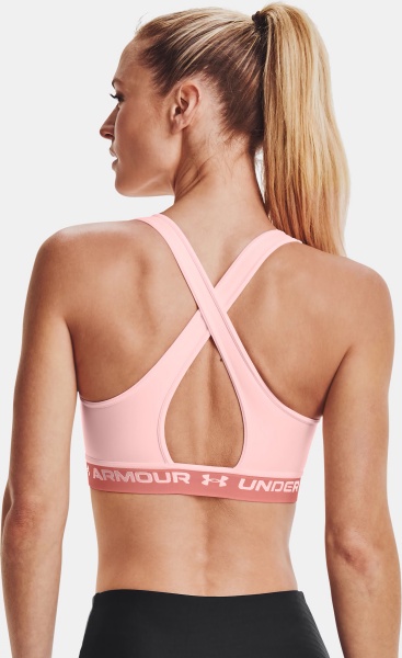 Бра Under Armour UA Crossback Mid Bra 1361034-658 р.L рожевий