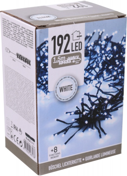 Электрогирлянда Aх9502000 встроенный светодиод (LED) 192 ламп 4,4 м 