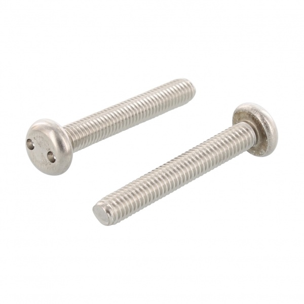 Винт метрический 2-Hole 6x40 мм с полукруглой головкой 1 шт.
