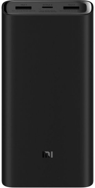 Универсальная мобильная батарея Xiaomi 20000 mAh 50 W 20000 m/Ah black 