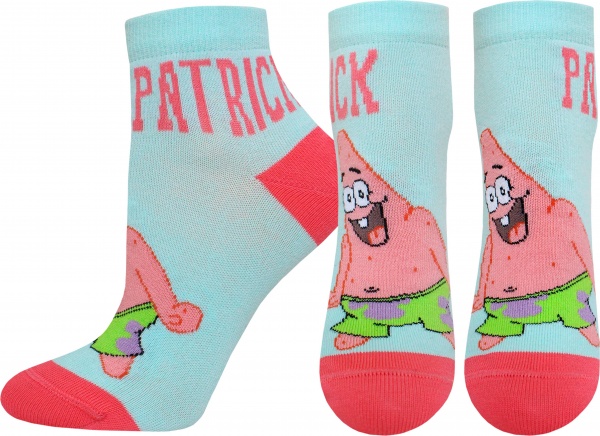 Носки женские Брестские 1146 Spongebob (укороченные) 448 р.25 лазурный