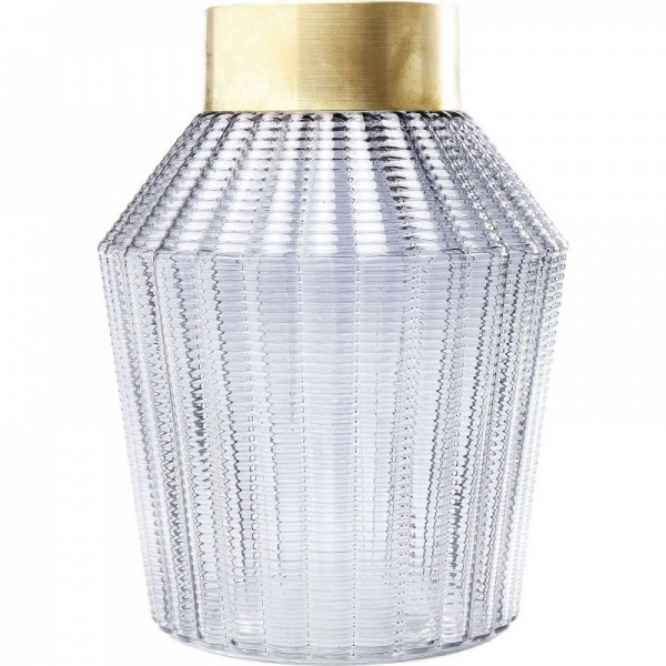 Ваза KARE Design Barfly 30 см серая 