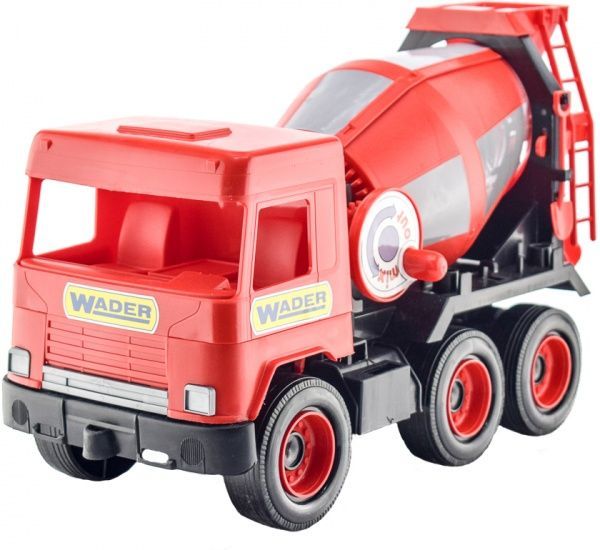 Машинка Wader бетономеситель красный «Middle truck» 39489