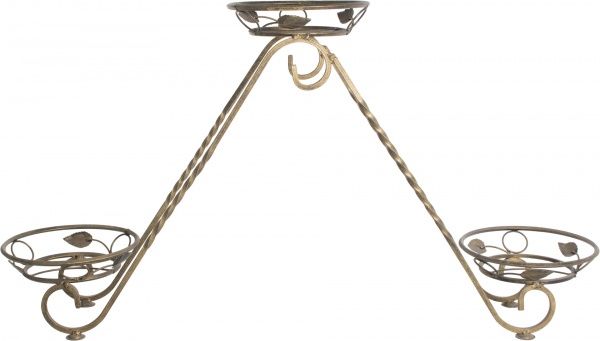 Подставка для растений ВКВ-Сервіс на 3 горшка Сани №3 112х30x68 см 