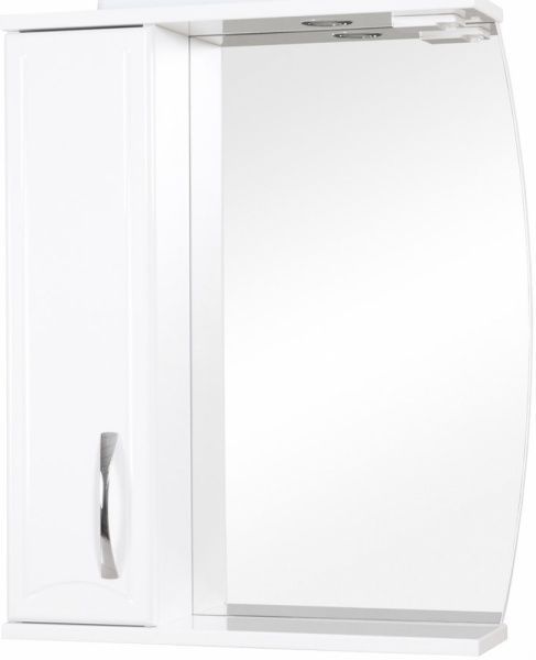 Зеркало со шкафчиком Aqua Rodos Decor 65 шкафчик слева 